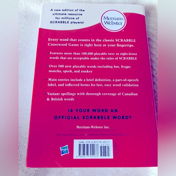 Merriam-Webster Official Scrabble Players
Dictionary 7th Edition - Picture 2 of 4